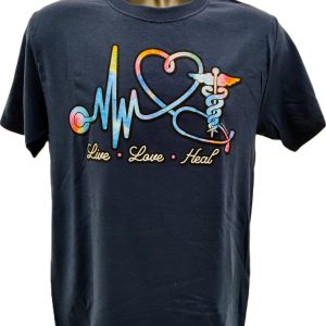 T-SHIRT LIVE, LOVE, HEAL