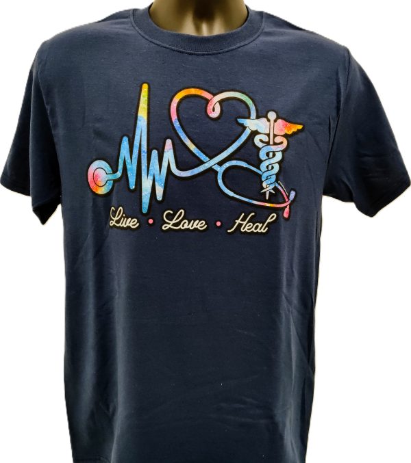 T-SHIRT LIVE, LOVE, HEAL